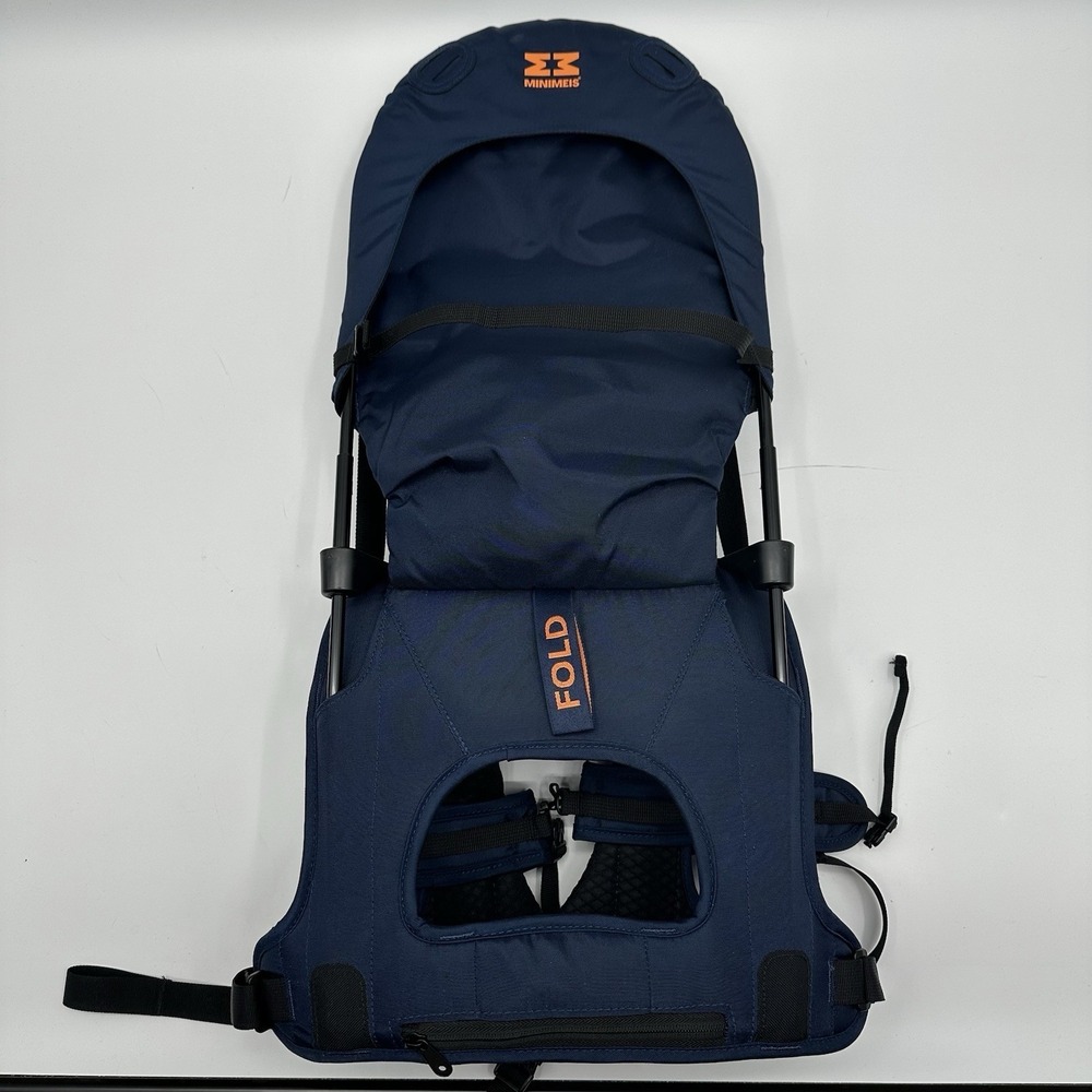MiniMeis G4 Fold Baby/Toddler Child Shoulder Carrier Blue MNX28 - Picture 12 of 16